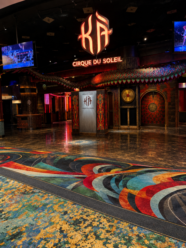 KÀ by Cirque du Soleil theater entrance at MGM Grand Las Vegas