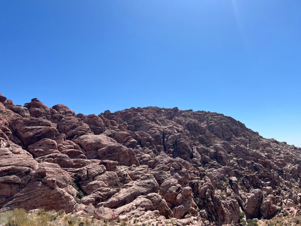 Red Rock Canyon의 붉은 암석 계곡 전경